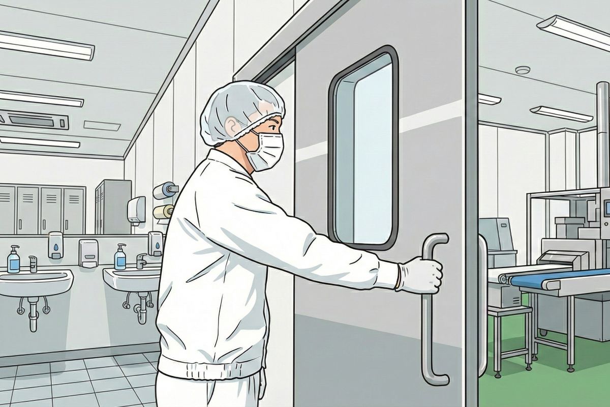 入退室管理と監視ルーム